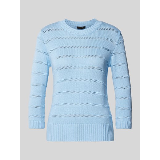 Sweter z dzianiny z ażurowym wzorem ze sklepu Peek&Cloppenburg  w kategorii Swetry damskie - zdjęcie 170408115