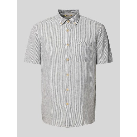 Koszula casualowa ze wzorem w paski i kołnierzykiem typu button down ze sklepu Peek&Cloppenburg  w kategorii Koszule męskie - zdjęcie 170408247