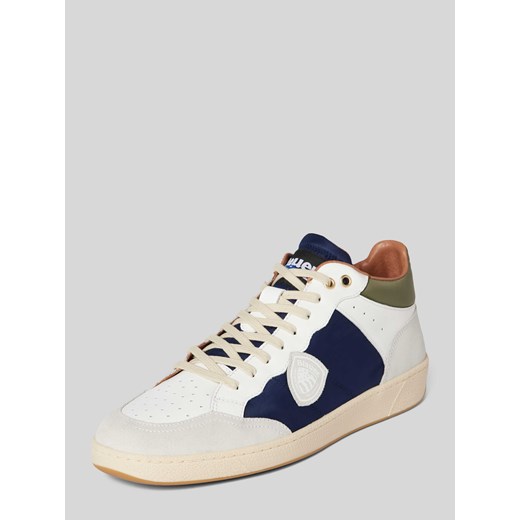 Sneakersy skórzane w stylu Colour Blocking model ‘MURRAY’ ze sklepu Peek&Cloppenburg  w kategorii Buty sportowe męskie - zdjęcie 170408368