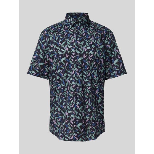 Koszula casualowa o kroju regular fit ze wzorem na całej powierzchni model ‘Joe’ ze sklepu Peek&Cloppenburg  w kategorii Koszule męskie - zdjęcie 170408725