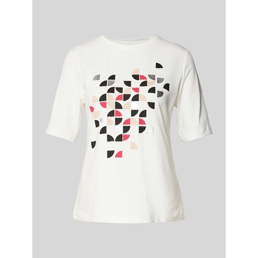 T-shirt z nadrukowanym motywem ze sklepu Peek&Cloppenburg  w kategorii Bluzki damskie - zdjęcie 170408839
