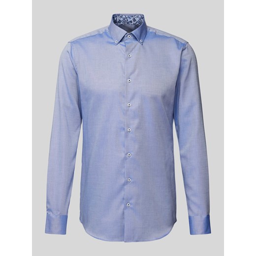 Koszula biznesowa o kroju Slim Fit z kołnierzykiem typu button down ze sklepu Peek&Cloppenburg  w kategorii Koszule męskie - zdjęcie 170408967