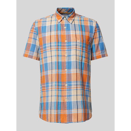 Koszula casualowa o kroju regular fit ze wzorem w kratę ze sklepu Peek&Cloppenburg  w kategorii Koszule męskie - zdjęcie 170409089
