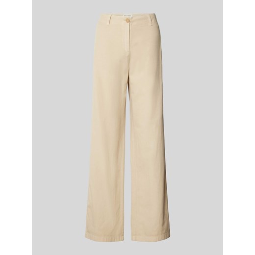 Spodnie materiałowe o kroju regular fit ze szlufkami na pasek ze sklepu Peek&Cloppenburg  w kategorii Spodnie damskie - zdjęcie 170409149