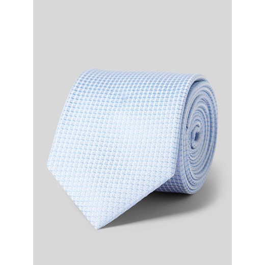 Krawat jedwabny z fakturowanym wzorem ze sklepu Peek&Cloppenburg  w kategorii Krawaty - zdjęcie 170409167