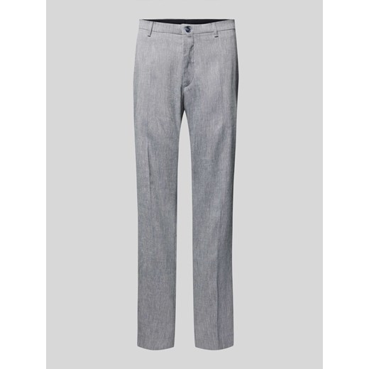 Spodnie w jednolitym kolorze ze sklepu Peek&Cloppenburg  w kategorii Spodnie męskie - zdjęcie 170409188