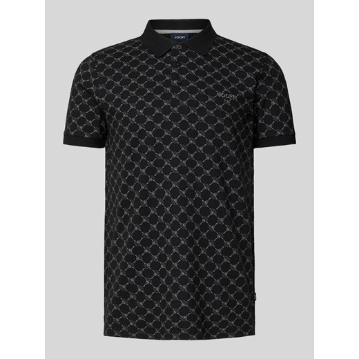 Koszulka polo o kroju regular fit z nadrukiem z logo na całej powierzchni model ‘Paigam’ ze sklepu Peek&Cloppenburg  w kategorii T-shirty męskie - zdjęcie 170409288