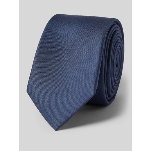 Krawat jedwabny w jednolitym kolorze ze sklepu Peek&Cloppenburg  w kategorii Krawaty - zdjęcie 170409408