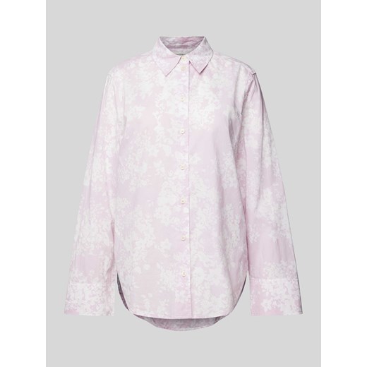 Bluzka z kwiatowym nadrukiem na całej powierzchni ze sklepu Peek&Cloppenburg  w kategorii Koszule damskie - zdjęcie 170409445