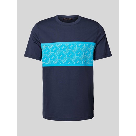 T-shirt z nadrukiem z logo model ‘EMPIRE STRIPE’ Michael Kors XL Peek&Cloppenburg 