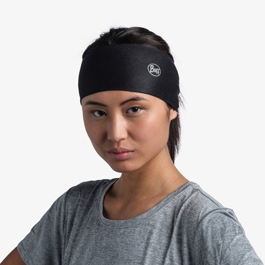 Opaska na głowę uniseks Buff CoolNet UV Ellipse Headband - czarna ze sklepu Sportstylestory.com w kategorii Opaski damskie - zdjęcie 170411127