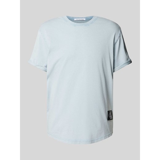 T-shirt z naszywką z logo ze sklepu Peek&Cloppenburg  w kategorii T-shirty męskie - zdjęcie 170413377