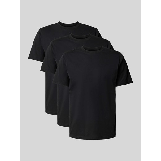 T-shirt w jednolitym kolorze ze sklepu Peek&Cloppenburg  w kategorii T-shirty męskie - zdjęcie 170413619