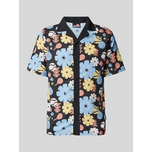 Koszula casualowa o kroju regular fit z kwiatowym nadrukiem model ‘LUMI’ ze sklepu Peek&Cloppenburg  w kategorii Koszule męskie - zdjęcie 170413685