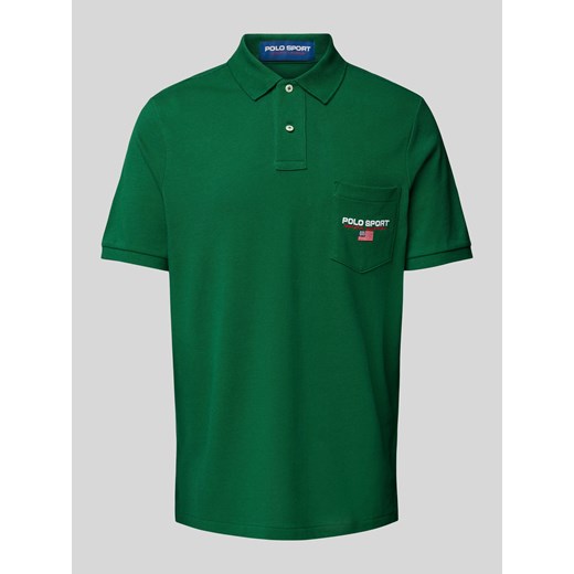 Koszulka polo o kroju classic fit z kieszenią na piersi Polo Sport S Peek&Cloppenburg 