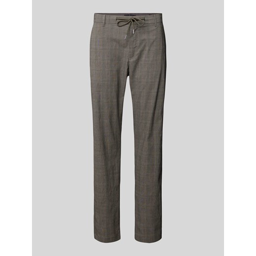 Spodnie z detalem z logo model ‘MAXTON’ ze sklepu Peek&Cloppenburg  w kategorii Spodnie męskie - zdjęcie 170413809