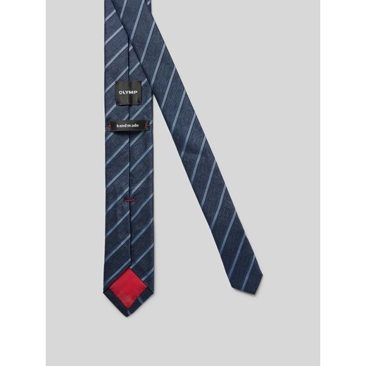 Granatowy krawat Olymp Level Five 