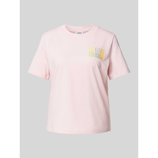 T-shirt z okrągłym dekoltem ze sklepu Peek&Cloppenburg  w kategorii Bluzki damskie - zdjęcie 170413847
