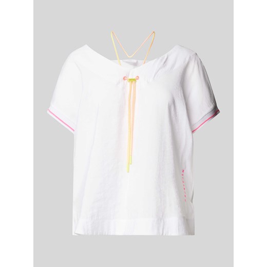 Bluzka z wiązaniem na szyi ze sklepu Peek&Cloppenburg  w kategorii Bluzki damskie - zdjęcie 170413899