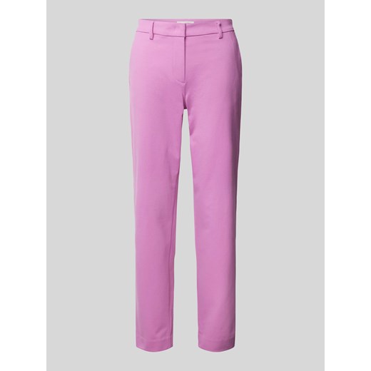 Spodnie materiałowe o skróconym kroju regular fit ze sklepu Peek&Cloppenburg  w kategorii Spodnie damskie - zdjęcie 170413917