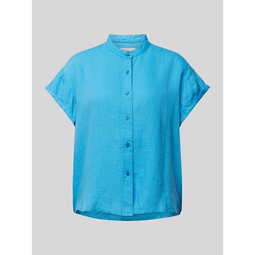 Bluzka koszulowa z czystego lnu ze sklepu Peek&Cloppenburg  w kategorii Koszule damskie - zdjęcie 170413965