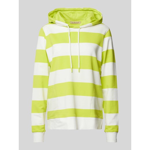 Bluza z kapturem w paski ze sklepu Peek&Cloppenburg  w kategorii Bluzy damskie - zdjęcie 170413999