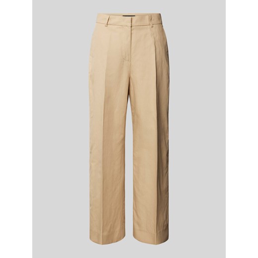 Spodnie materiałowe o kroju flared cut ze szlufkami na pasek model ‘ZIRCONE’ ze sklepu Peek&Cloppenburg  w kategorii Spodnie damskie - zdjęcie 170414115