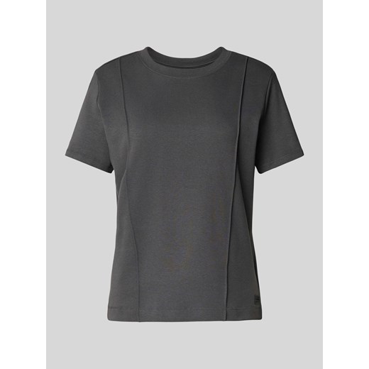 T-shirt z okrągłym dekoltem model ‘Pintucked’ ze sklepu Peek&Cloppenburg  w kategorii Bluzki damskie - zdjęcie 170414175