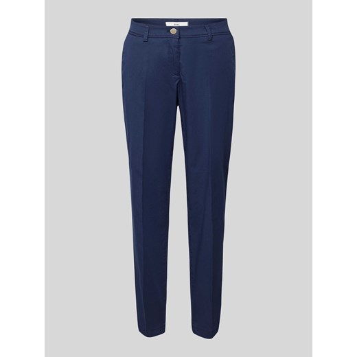 Spodnie materiałowe o kroju slim fit w kant model ‘STYLE.MARON’ ze sklepu Peek&Cloppenburg  w kategorii Spodnie damskie - zdjęcie 170414177