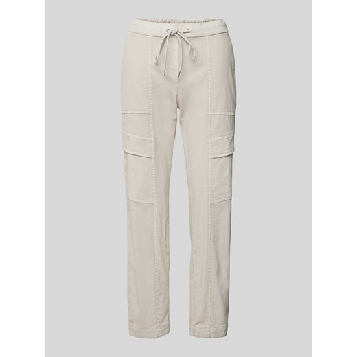 Spodnie sportowe z szwami działowymi ze sklepu Peek&Cloppenburg  w kategorii Spodnie damskie - zdjęcie 170414198