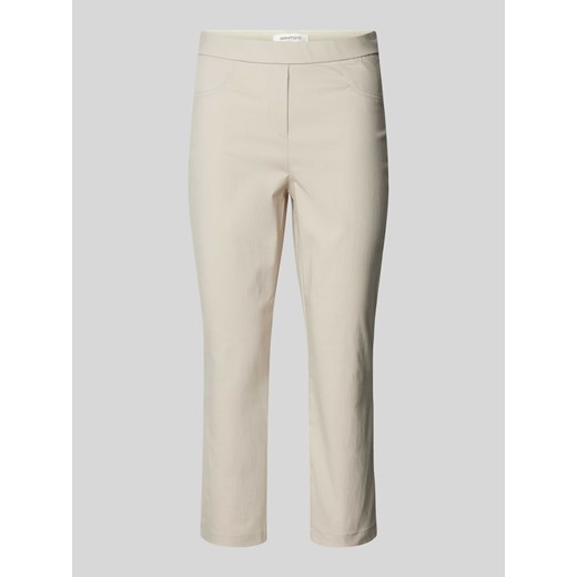 Spodnie w jednolitym kolorze model ‘LOLI’ ze sklepu Peek&Cloppenburg  w kategorii Spodnie damskie - zdjęcie 170414256