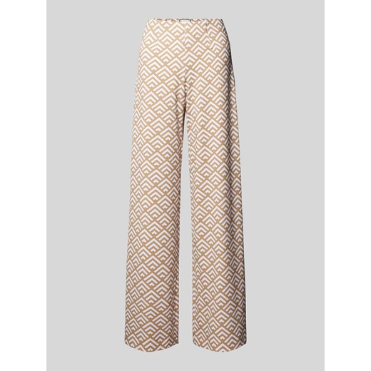Spodnie ze wzorem na całej powierzchni model ‘KIMBERLY’ ze sklepu Peek&Cloppenburg  w kategorii Spodnie damskie - zdjęcie 170414327