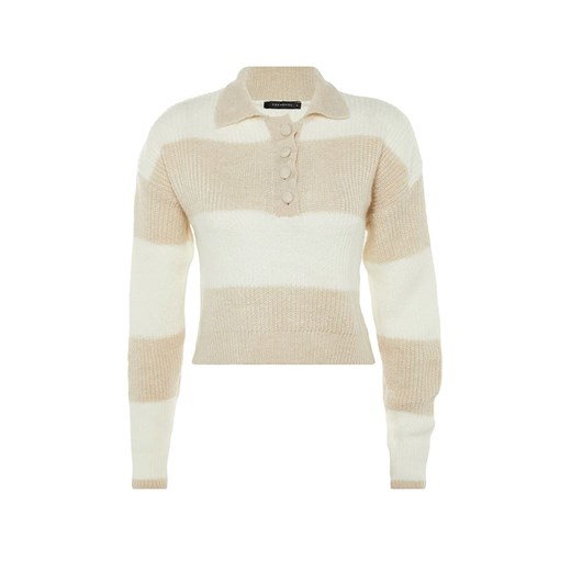 trendyol Sweter w kolorze kremowo-beżowym ze sklepu Limango Polska w kategorii Swetry damskie - zdjęcie 170414485