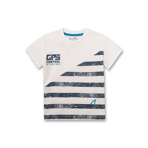 Sanetta Kidswear Koszulka w kolorze granatowo-białym 122 okazja Limango Polska
