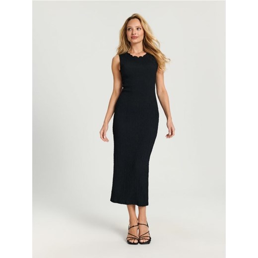 Sinsay - Sukienka midi - czarny ze sklepu Sinsay w kategorii Sukienki - zdjęcie 170415557