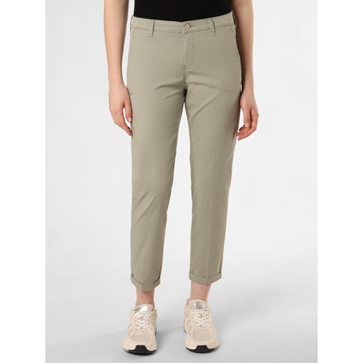 MAC Spodnie Kobiety Bawełna trzcinowy jednolity ze sklepu vangraaf w kategorii Spodnie damskie - zdjęcie 170415647