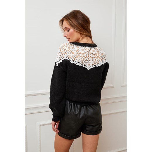 Joséfine Sweter &quot;Jeremias&quot; w kolorze czarnym Joséfine S Limango Polska wyprzedaż