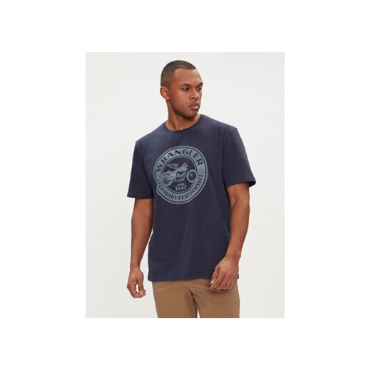 Wrangler T-Shirt Americana 112352841 Granatowy Regular Fit ze sklepu MODIVO w kategorii T-shirty męskie - zdjęcie 170424559