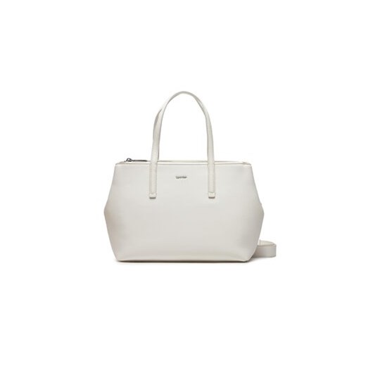 Calvin Klein Torebka Ck Must Tote Md K60K611929 Biały ze sklepu MODIVO w kategorii Torby Shopper bag - zdjęcie 170424845
