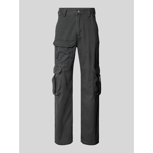 Spodnie cargo o luźnym kroju z naszywką z logo model ‘STAY LOOSE’ ze sklepu Peek&Cloppenburg  w kategorii Spodnie męskie - zdjęcie 170428307