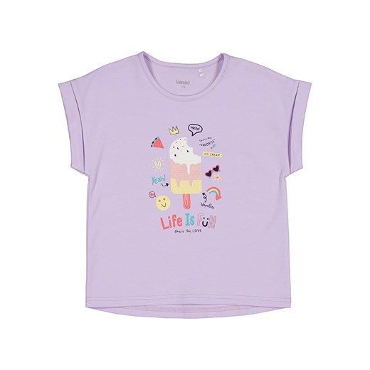 lamino Koszulka w kolorze lawendowym ze sklepu Limango Polska w kategorii Bluzki dziewczęce - zdjęcie 170429756