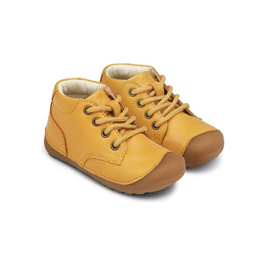 Bundgaard Skórzane buty &quot;Panto&quot; w kolorze żółtym do nauki chodzenia ze sklepu Limango Polska w kategorii Półbuty dziecięce - zdjęcie 170429999