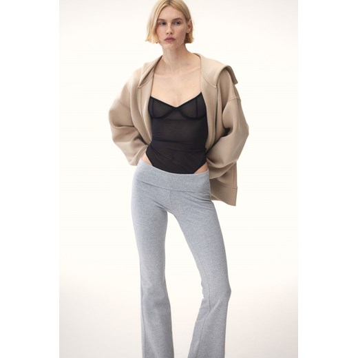H & M - Rozszerzane legginsy - Szary ze sklepu H&M w kategorii Spodnie damskie - zdjęcie 170430157