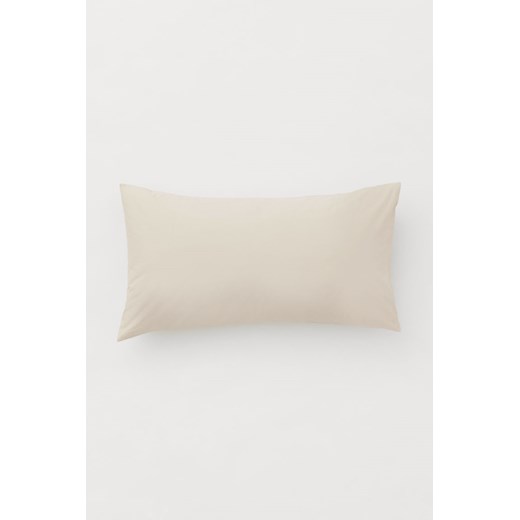 H & M - Poszewka na poduszkę z bawełny - Beżowy ze sklepu H&M w kategorii Poszewki na poduszki - zdjęcie 170430218