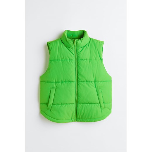 H & M - Kamizelka puffer - Zielony ze sklepu H&M w kategorii Kamizelki damskie - zdjęcie 170430368