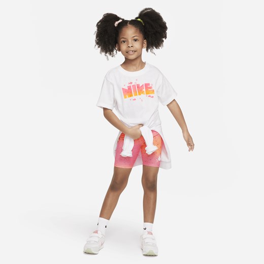 Dwuczęściowy zestaw dla małych dzieci Dri-FIT Nike Coral Reef Tee and Shorts Set Nike 6 Nike poland