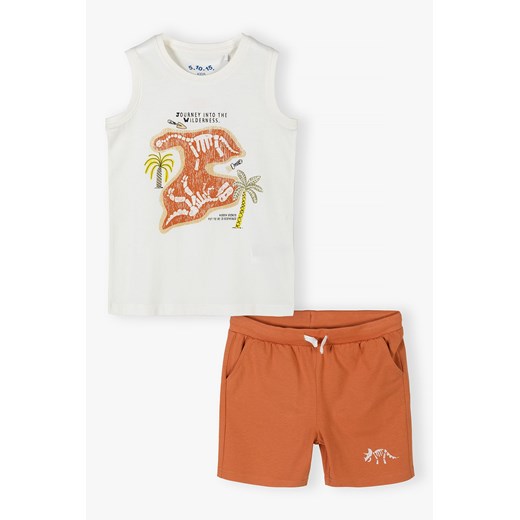 Komplet ubrań dla chłopca- koszulka bez rękawów + spodenki ze sklepu 5.10.15 w kategorii Komplety chłopięce - zdjęcie 170431097