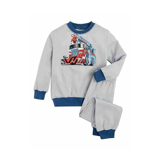 Ciepła piżama dla chłopca szara Tup Tup- wóz strażacki ze sklepu 5.10.15 w kategorii Piżamy dziecięce - zdjęcie 170431348