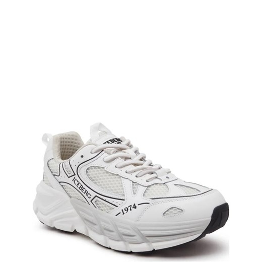 Iceberg Sneakersy | z dodatkiem skóry Iceberg 40 okazyjna cena Gomez Fashion Store