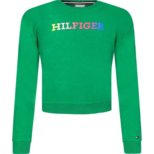 Tommy Hilfiger Bluza MONOTYPE SWEATSHIRT | Loose fit ze sklepu Gomez Fashion Store w kategorii Bluzy dziewczęce - zdjęcie 170431418